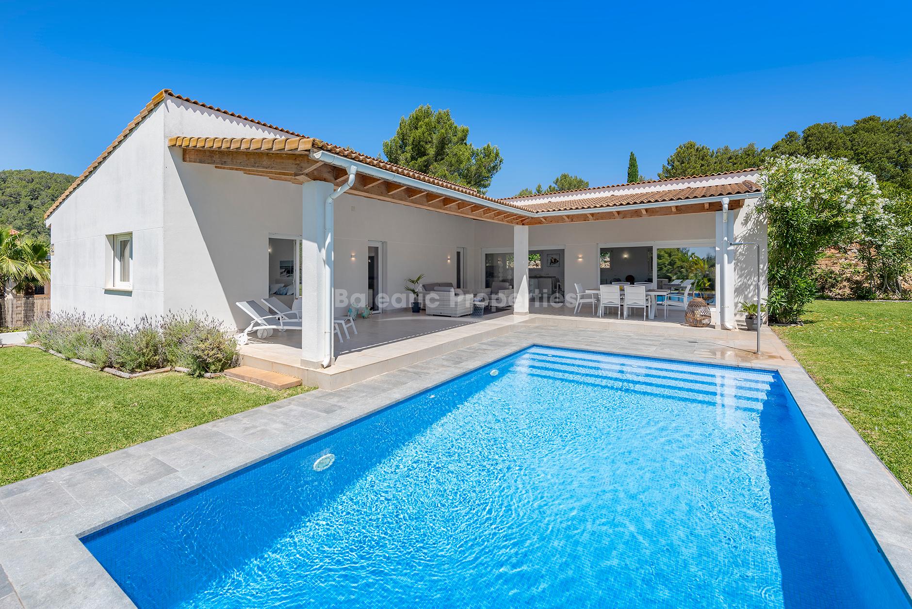 Modern Family Villa for Sale in a Prime Area, near Pollensa, North Mallorca