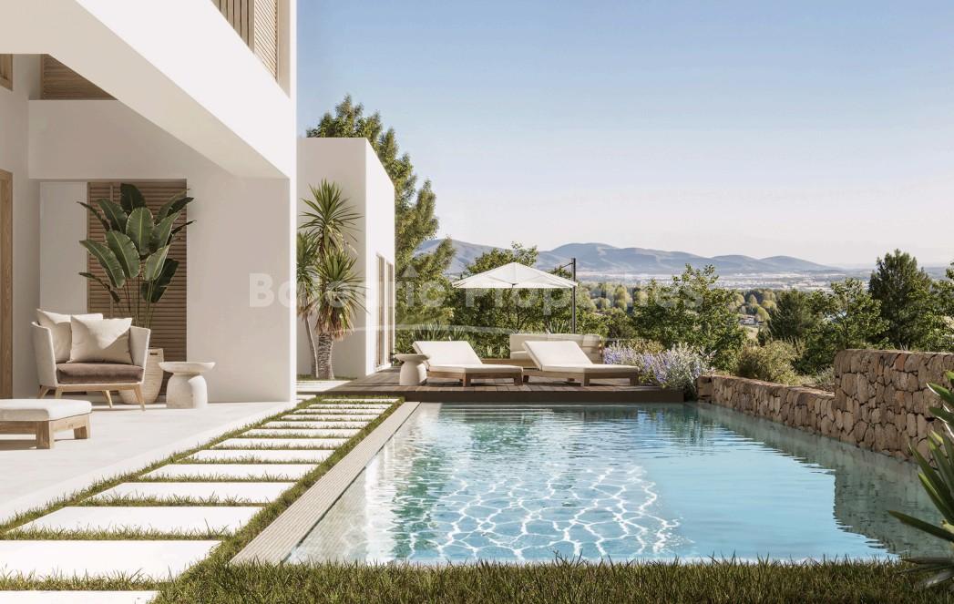 Terreno en venta con licencia para construir una villa cerca de San Rafael e Ibiza ciudad
