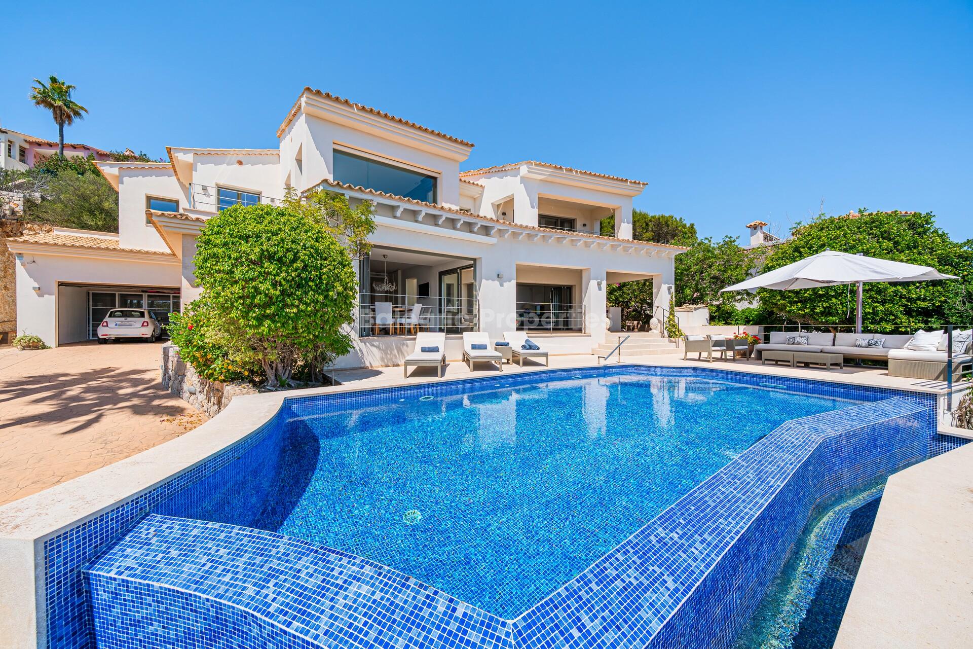 Villa de lujo con vistas excepcionales en venta en Santa Ponsa, suroeste de Mallorca