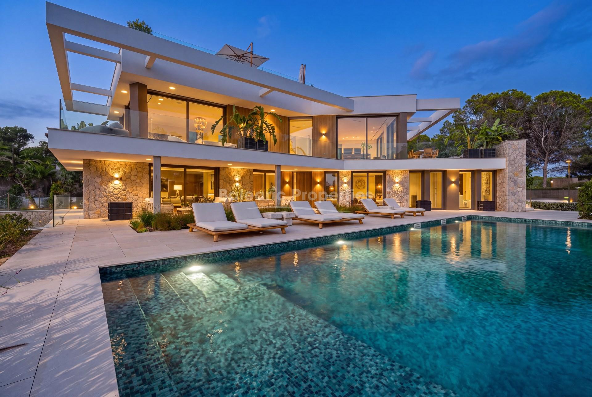 Exklusive, neu gebaute Meerblick-Villa kaufen in Nova Santa Ponsa, Südwest-Mallorca