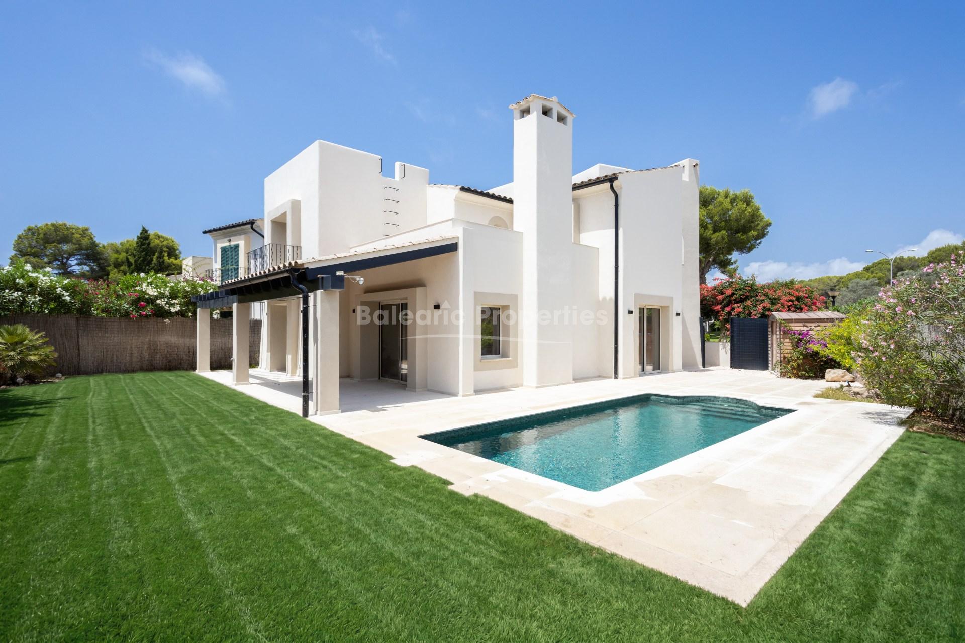 Fully renovated golfside villa for sale in Nova Santa Ponsa, Southwest Mallorca