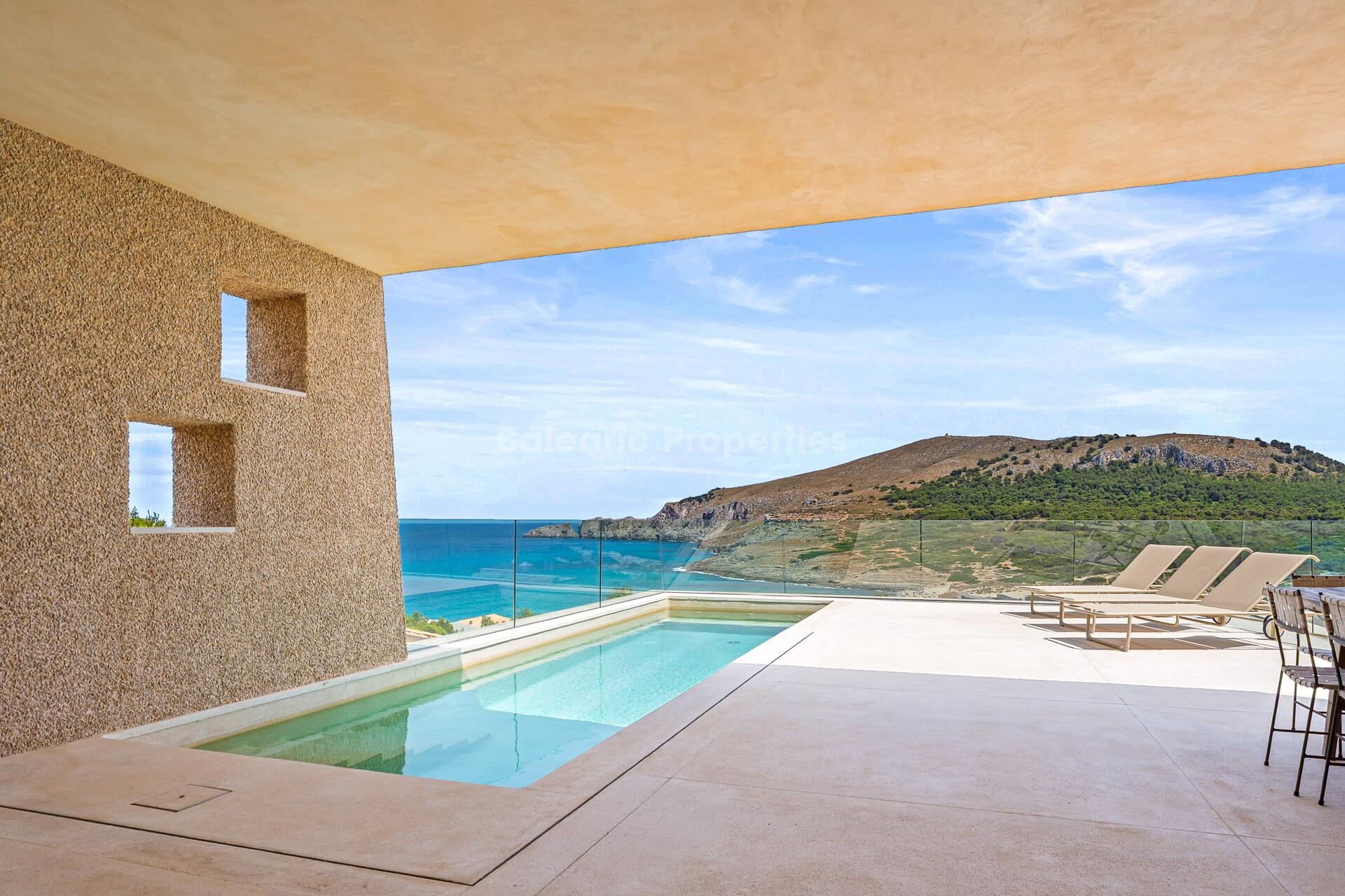 Stunning Mediterranean villa with panoramic sea views for sale in Cala Mesquida, Northeast Mallorca