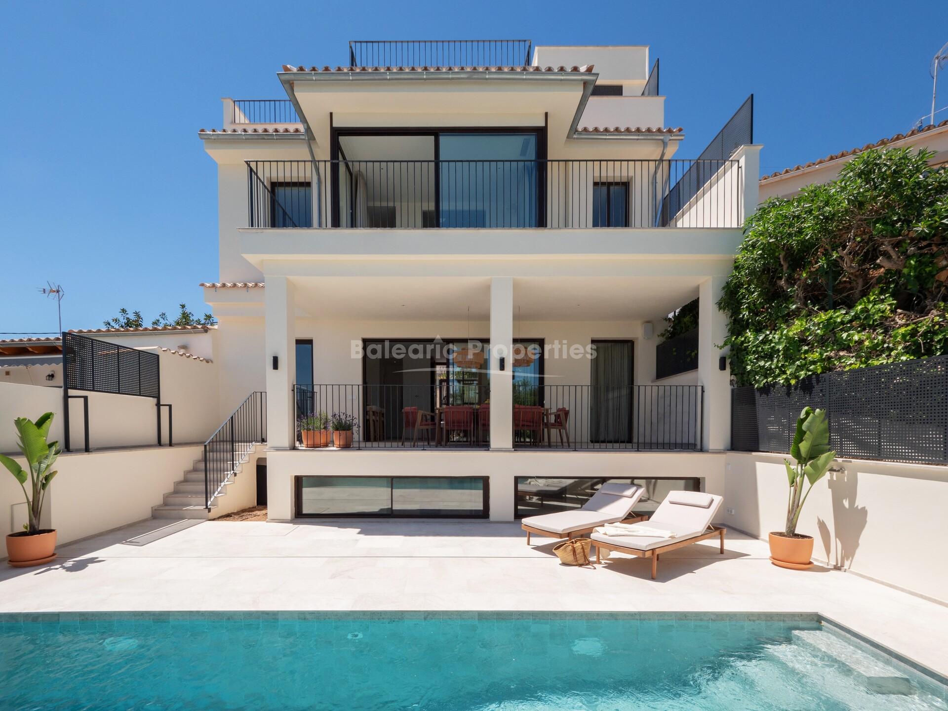 Versatile New-Build Villa with Sea Views for Sale in Génova, Palma
