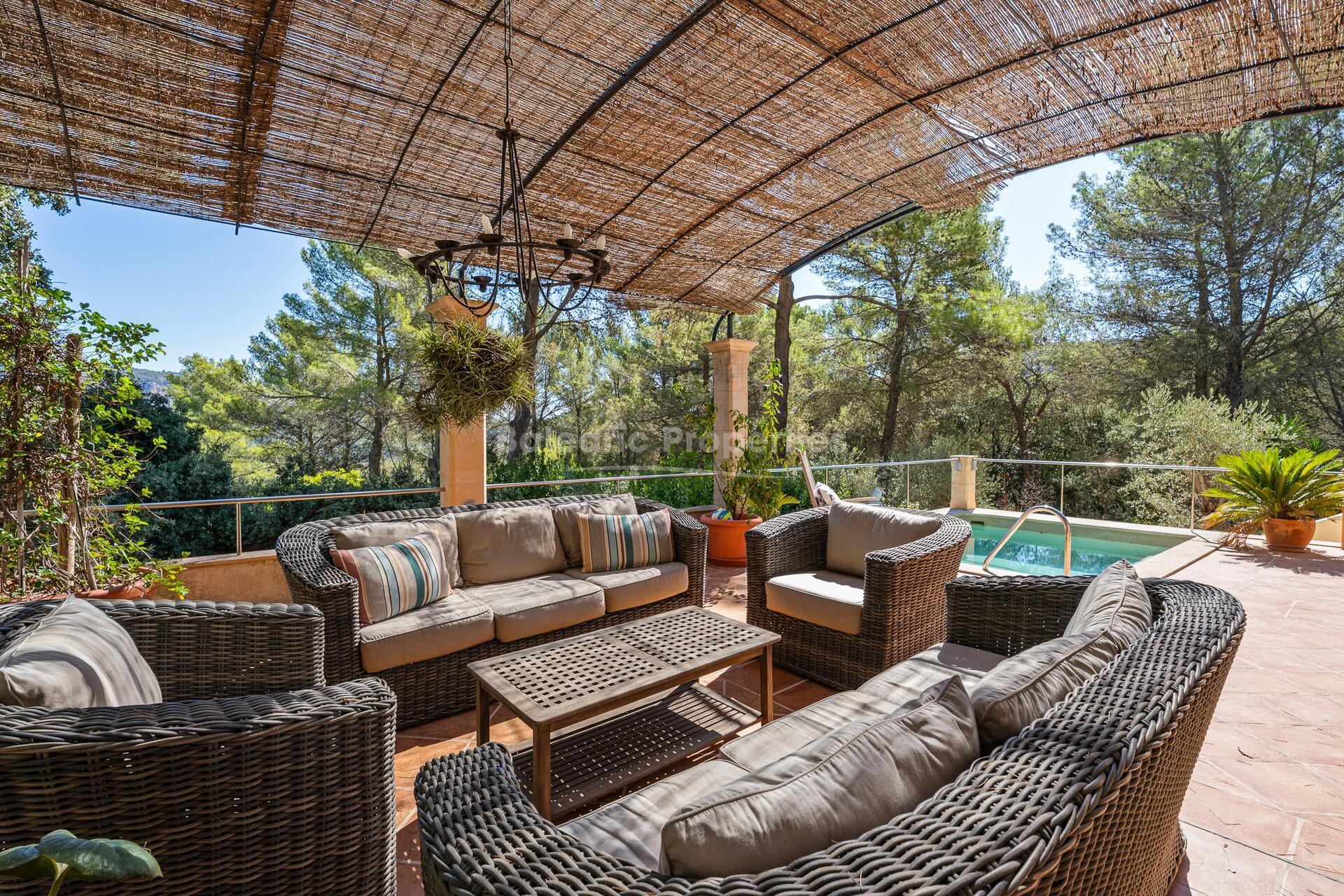 Finca for Sale on the Outskirts of Puigpunyent Village, West Mallorca