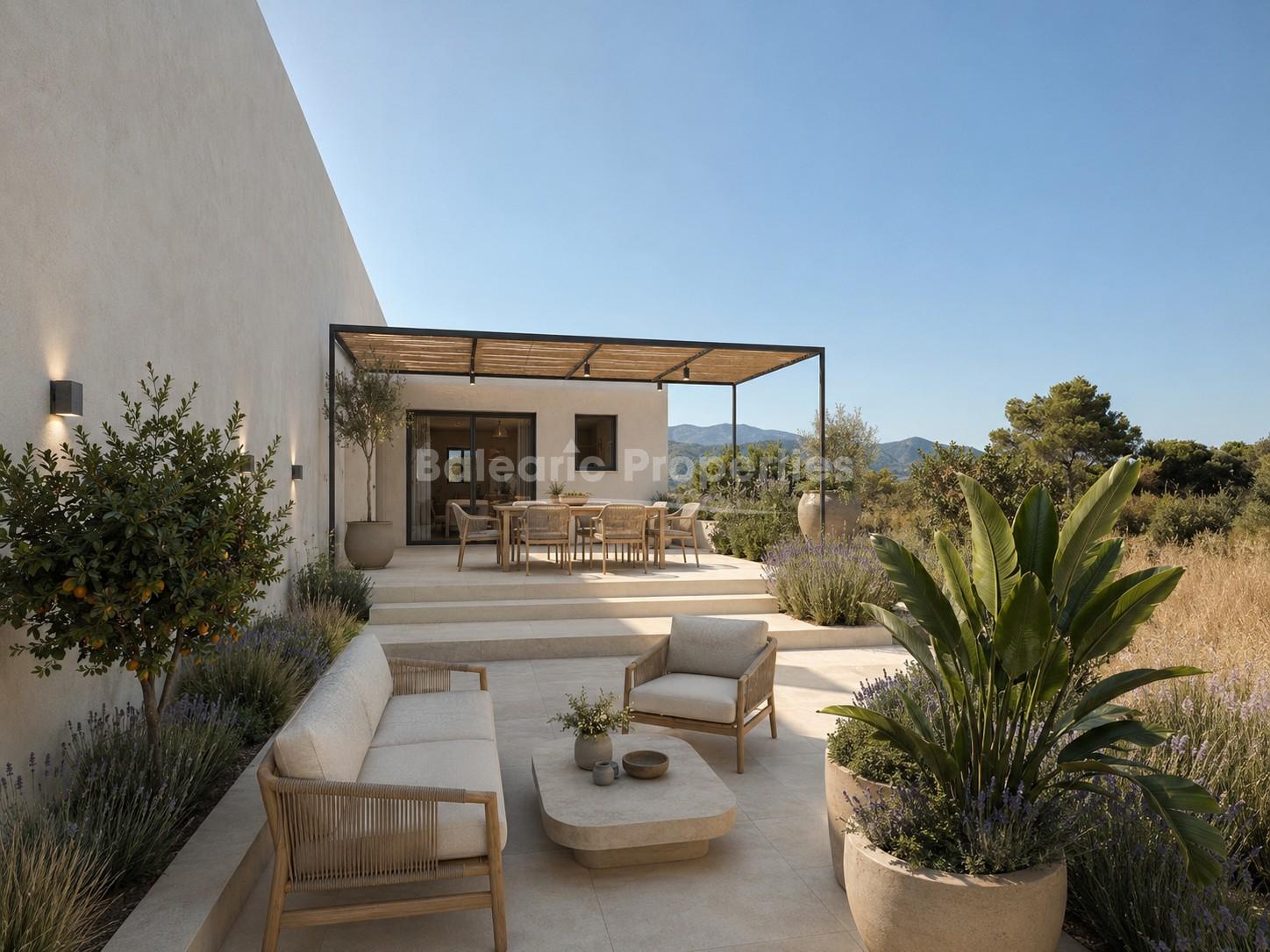 Village House with Sea Views, for Sale in Campanet, North Mallorca