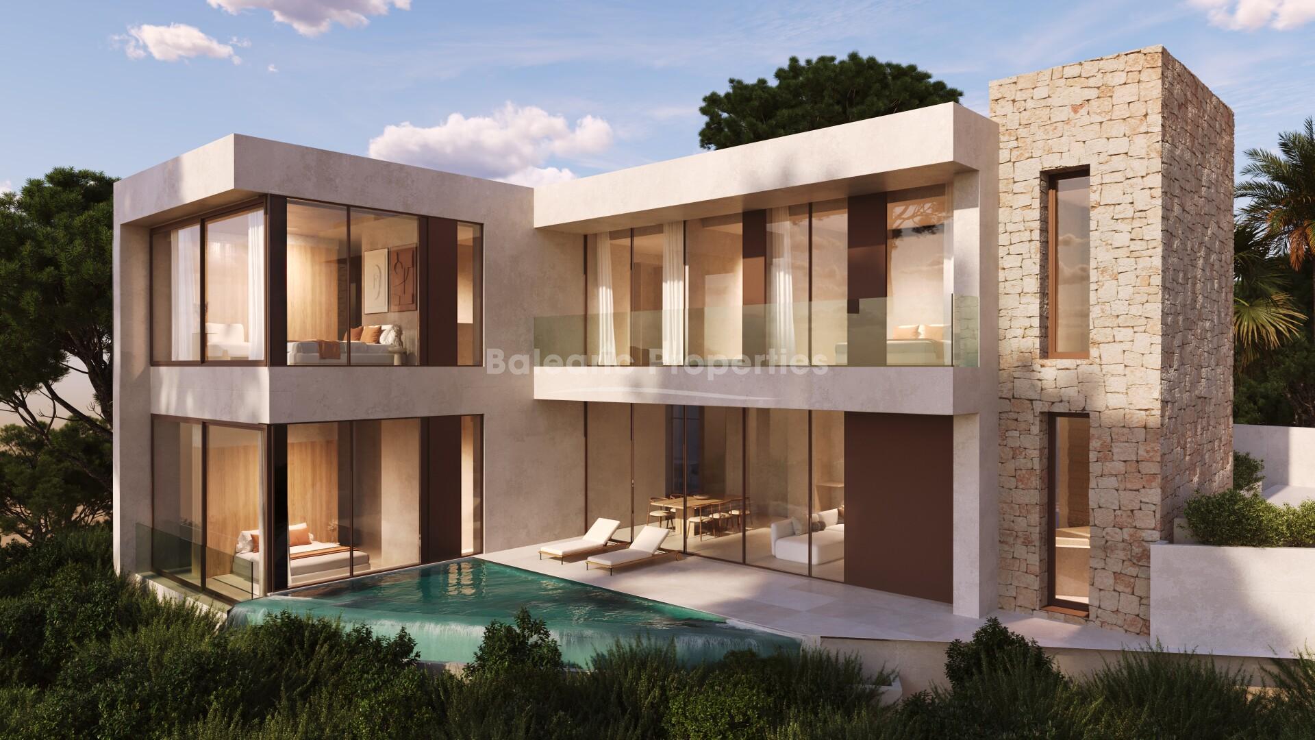 Villa moderna con jardín y terrazas en Can Furnet, Este de Ibiza