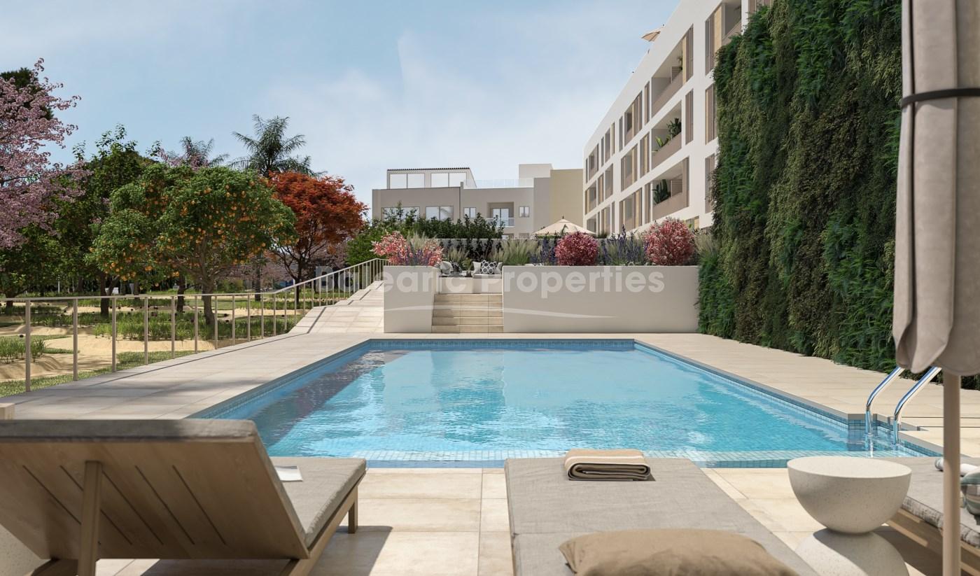 Nueva promoción de apartamentos con piscina comunitaria en Pollensa, Mallorca