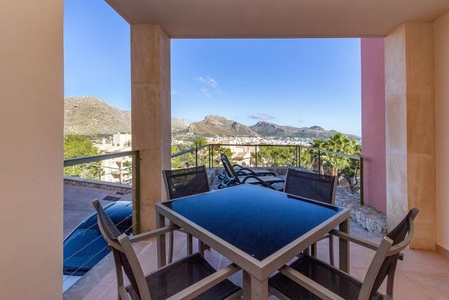 Semi-detached villa with amazing sea views for sale in Puerto Pollensa, Mallorca 