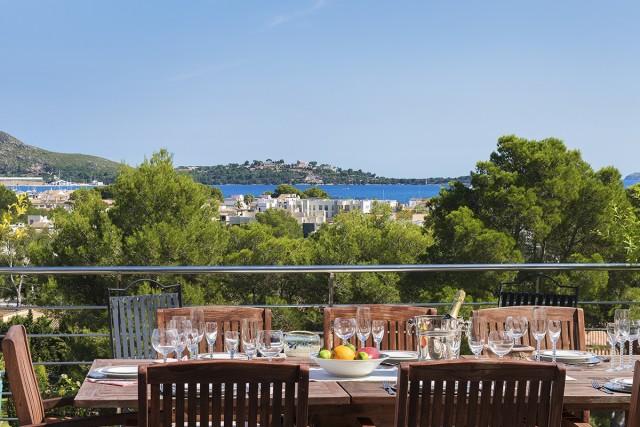 Luxury property for sale with breathtaking sea views in Puerto Pollensa, Mallorca