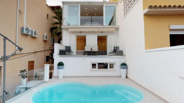 Modern townhouse with garden and private pool for sale in Costa den Blanes, Mallorca