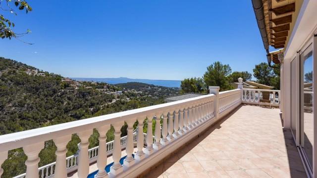 Wonderful sea view villa for sale in Costa d´en Blanes, Mallorca