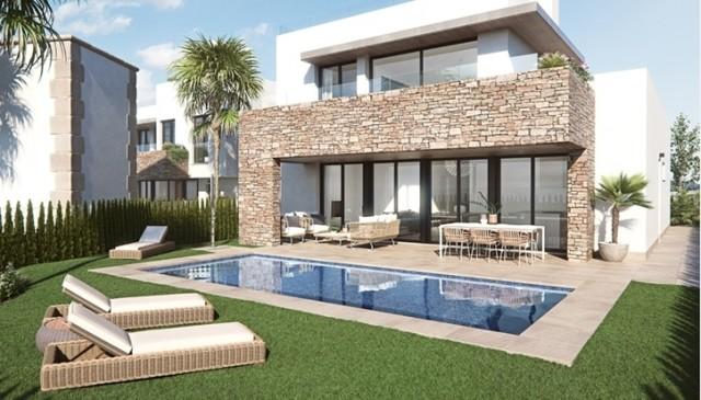 Residential complex of villas with private pools for sale near Es Trenc, Mallorca