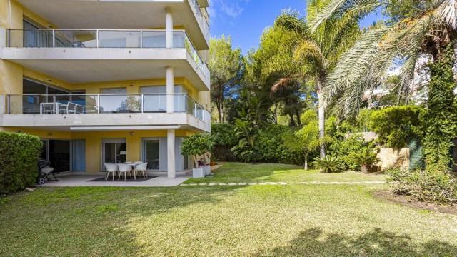 Four bedroom garden apartment with communal pool for sale in Sol de Mallorca, Mallorca