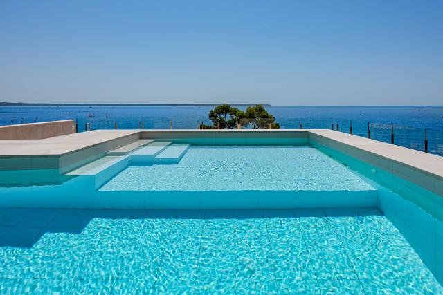 Deluxe seafront villa with stunning views for sale in Cas Català,Mallorca