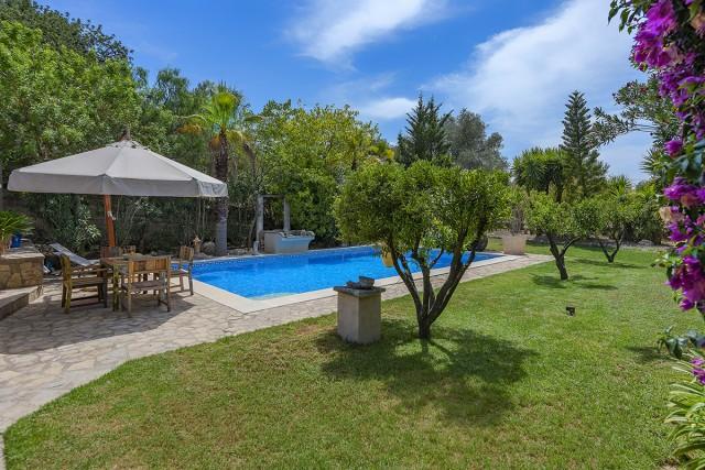 Luxury villa with mountain views and pool for sale in Selva, Mallorca