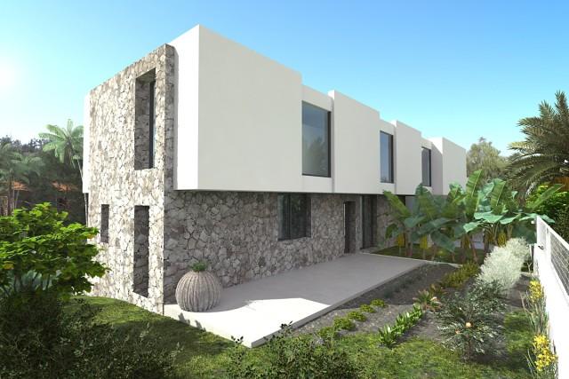 Proyecto de villa moderna con piscina en venta en Cala Vinyes, Mallorca