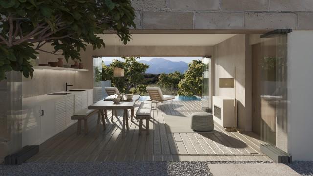 Casa de pueblo renovada con piscina privada, en venta en Llubi, Mallorca