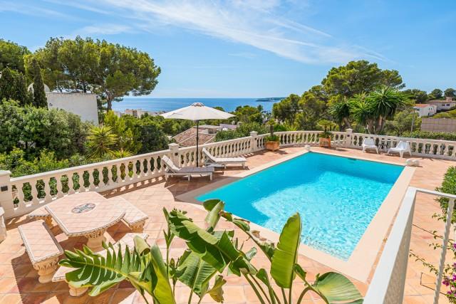 Stylish contemporary villa with sea views for sale in Costa d´en Blanes, Mallorca