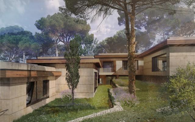 Villa project for sale beside the golf course in Santa Ponsa, Mallorca