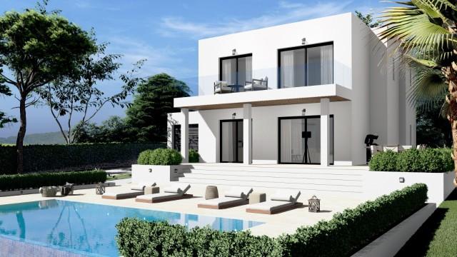 Elegante villa moderna en venta cerca del mar en Santa Ponsa, Mallorca