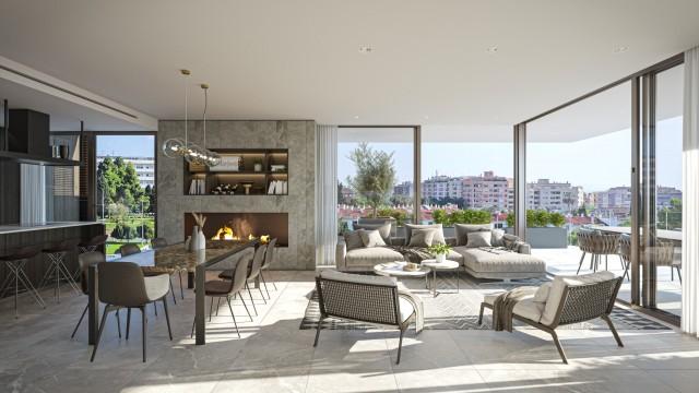 Elegante apartamento en primera planta con terraza en venta en Palma, Mallorca