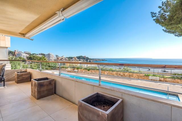 Impresionante apartamento con piscina comunitaria en venta en Sant Agustí, Mallorca