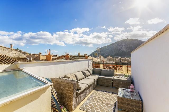 Charming town house with holiday rental license for sale in Pollenca, Mallorca