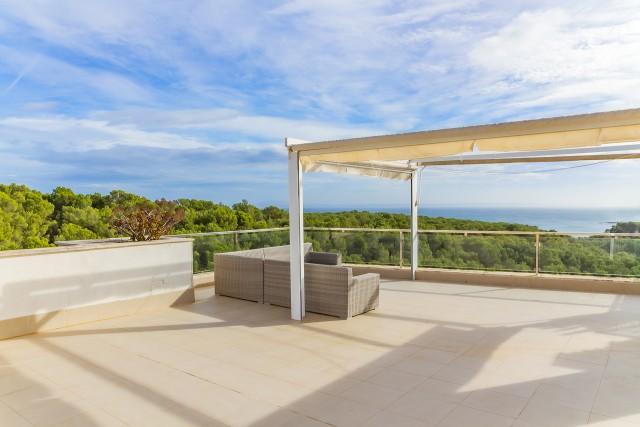 Stunning penthouse with magnificent sea views for sale in Sol de Mallorca, Mallorca