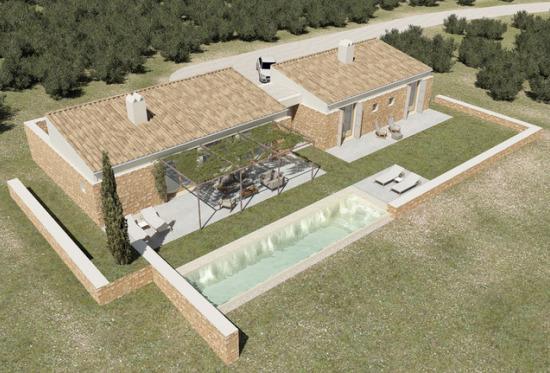 Building plot with project and building license for sale in Sant Llorenç des Cardassar, Mallorca