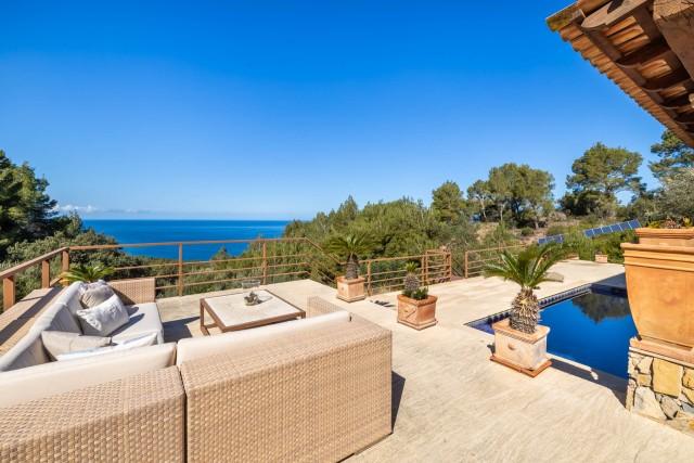 Sea view countryside villa for sale in Valldemossa, Mallorca