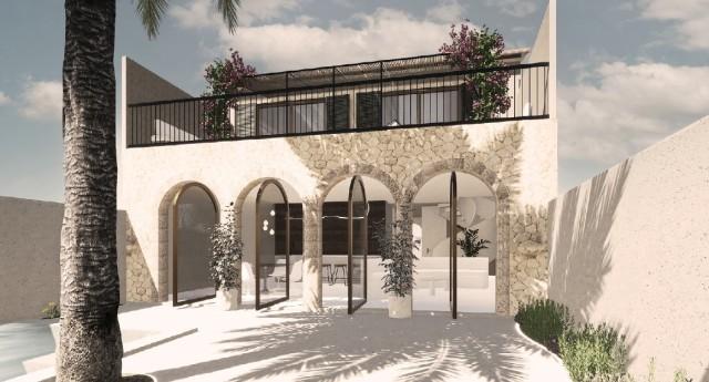 Parcela con proyecto de construcción en venta en Campanet, Mallorca