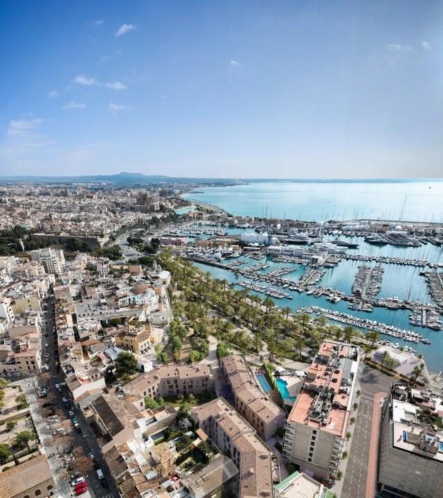 Multi level apartment with lots of outdoor space in Palma