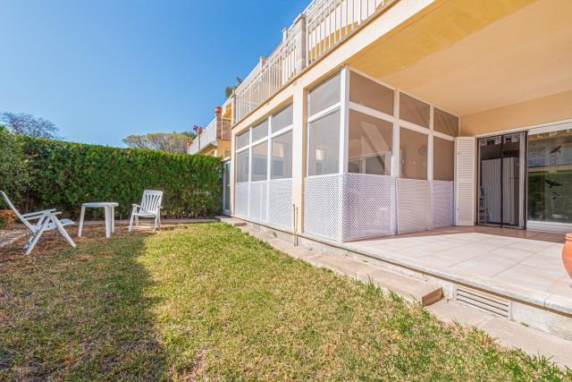 Apartamento en planta baja con jardín y acceso a la piscina en venta en Puerto Pollensa, Mallorca norte