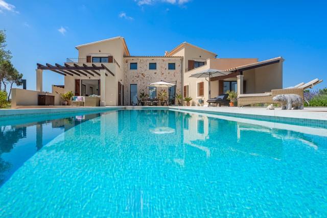 Inmaculada finca nueva en venta cerca de Es Trenc, sureste de Mallorca