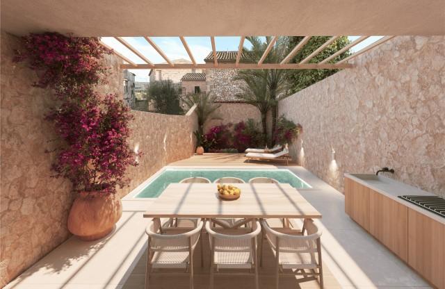 Neues attraktives Dorfhaus kaufen in Santa Maria del Cami, Mallorca