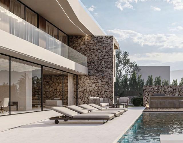 Newly built modern villa with sea views for sale in Santa Ponsa, Mallorca