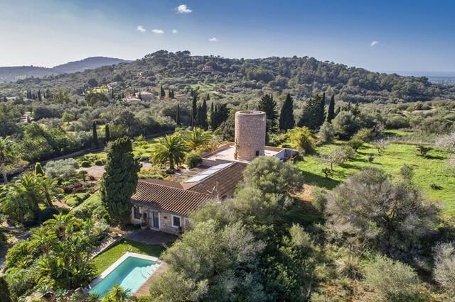 Fully Legal Historic Mill with Sea Views for Sale in Campos, South Mallorca