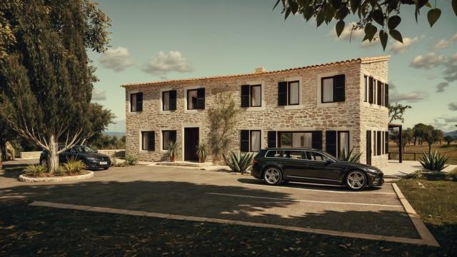 Countryside plot with villa project for sale in Selva, Mallorca centre