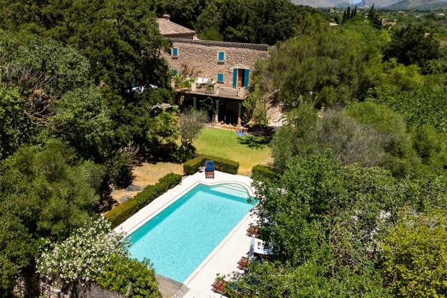 Luxuriöse Finca mit Bergblick kaufen in Pollensa, Nord-Mallorca