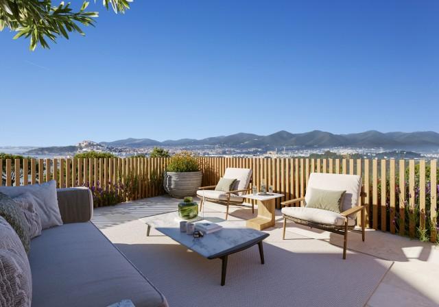 Incredible sea view villa Project for sale in exclusive Cap Martinet, Ibiza