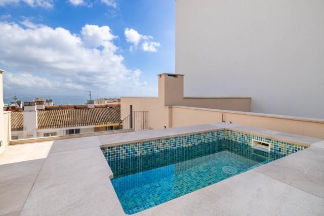 Casas adosadas modernas con piscina en venta en El Terreno, Palma, Mallorca