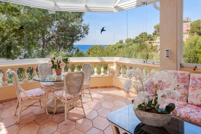 Villa con vistas al mar y piscina a la venta en Costa de la Calma, Suroeste de Mallorca
