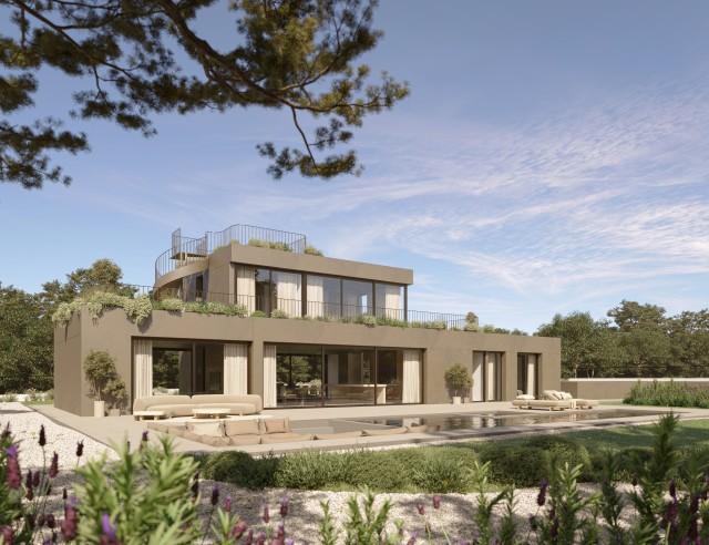 Beautiful new villa for sale near the golf course in Son Gual, Palma de Mallorca
