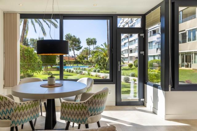 Modern ground floor apartment for sale in Puerto Portals, southwest Mallorca
