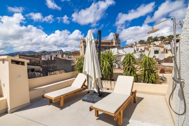Wunderschön renoviertes Dorfhaus mit Tauchbecken in Pollensa, Mallorca Nord
