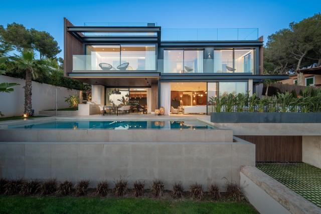 State of the art new build villa with sea views for sale in Portals Nous, Southwest Mallorca