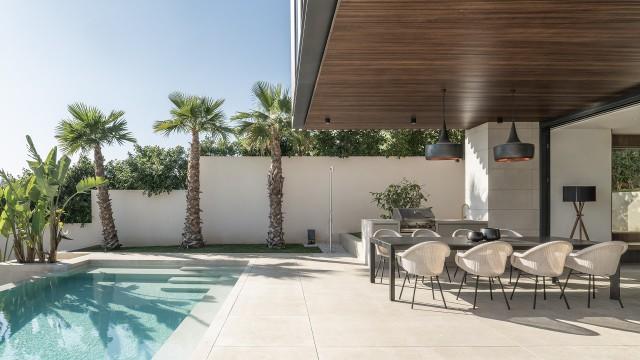 State of the art new build villa with sea views for sale in Portals Nous, Southwest Mallorca