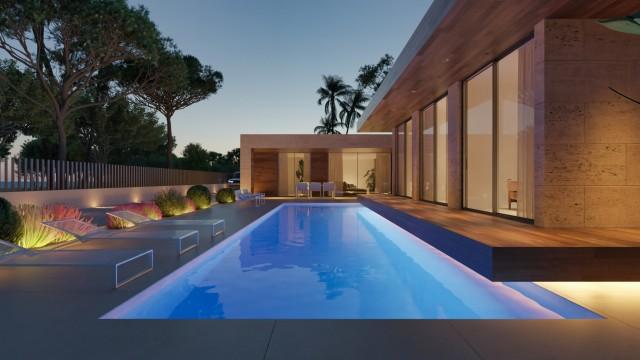 Two newly constructed Mediterranean villas for sale in Port des Torrent, Ibiza