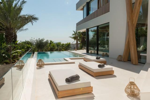 Contemporary new sea view villa for sale in Can Furnet, Ibiza.