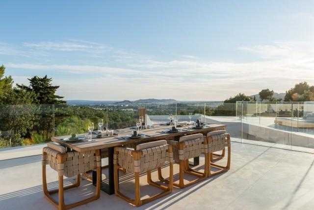 Contemporary new sea view villa for sale in Can Furnet, Ibiza.